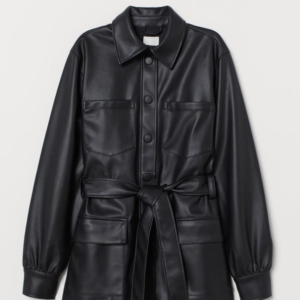 Faux Leather Jacket